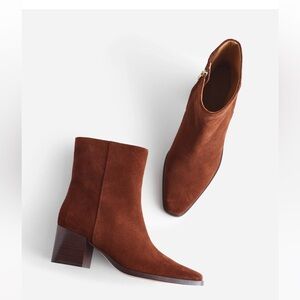 Madewell the ardin ankle boots leather $198 multiple sizes available!